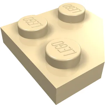 Wedge Plate 2 x 2 Cut Corner