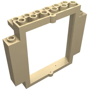 Door Frame 2 x 8 x 6 Swivel with Bottom Notches