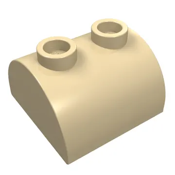 Brick Curved 2 x 2, Two Top Studs