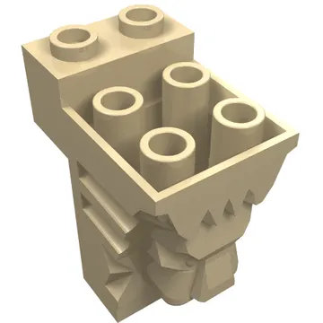 Brick Special 2 x 3 x 3 with Cutout and Lion Head [Hollow Studs]