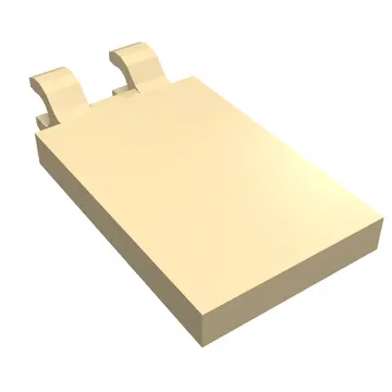 Tile Special 2 x 3 with 2 Clips [Thick Open O Clips]