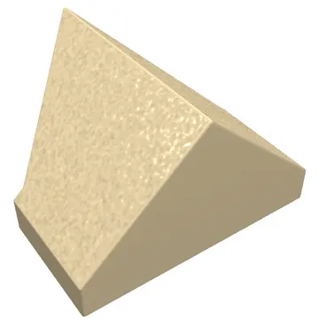 Brick Sloped 45° 2 x 1 Double / Inverted with Hollow Bottom