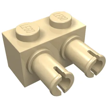 Brick Special 1 x 2 with 2 Pins, Round Pin Holes