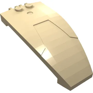 Windscreen 8 x 4 x 2 Curved Taper with Locking Dual 2 Fingers