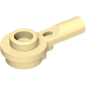 Plate Round 1 x 1 with Hollow Stud and Horizontal Bar 1L