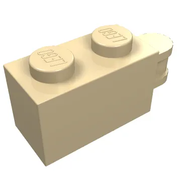 Brick Special 1 x 2 with Vertical Closed Handle on Edge