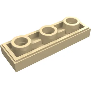 Tile Special 1 x 3 Inverted with Center Hole
