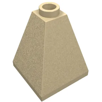 Brick Sloped 75° 2 x 2 x 2 Quadruple Convex