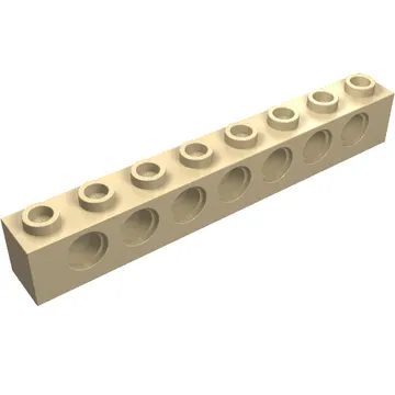 Technic Brick 1 x 8 [7 Pin Holes]