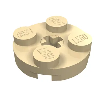 Plate Round 2 x 2 with Axle Hole Type 1 (+ Opening)