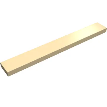 Tile 1 x 8 with Groove