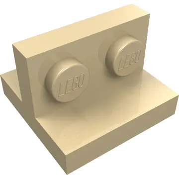 Bracket 2 x 2 with 1 x 2 Vertical Studs