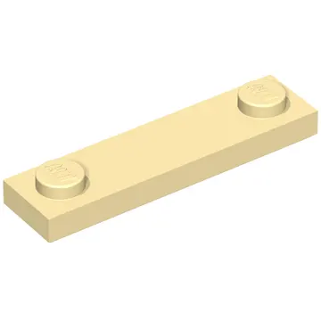 Plate Special 1 x 4 with 2 Studs with Groove [New Underside]