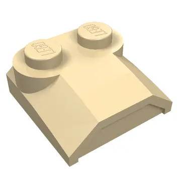 Brick Curved 2 x 2 x 2/3 Two Studs and Lip End