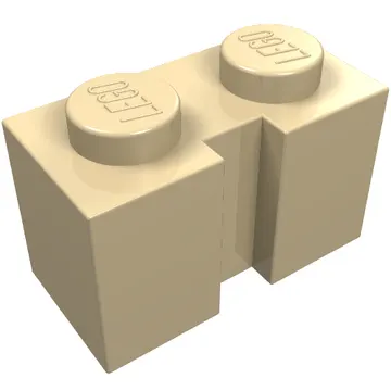 Brick Special 1 x 2 with Groove