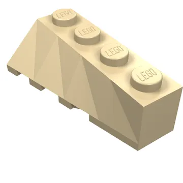 Brick Wedged, Sloped 45° 4 x 2 Right