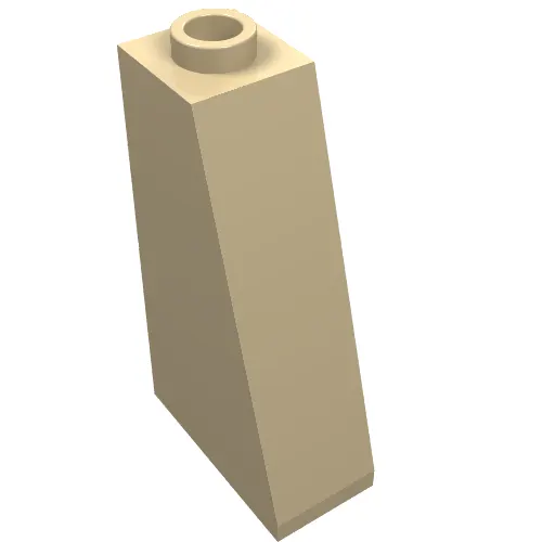 Brick Sloped 75° 2 x 1 x 3 with Open Stud