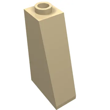 Brick Sloped 75° 2 x 1 x 3 with Hollow Stud