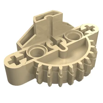 Large Figure Skeletal, Torso, Gear 9 Tooth with 3 Axle Holes and 2 Holes (Matoran)