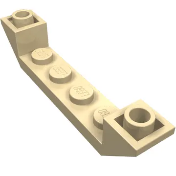Brick Sloped Inverted 45° 6 x 1 Double with 1 x 4 Recessed