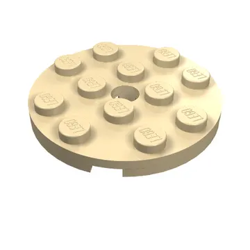 Plate Round 4 x 4 with Pin Hole