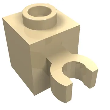 Brick Special 1 x 1 with Clip Vertical [Open O Clip, Hollow Stud]
