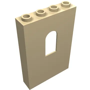 Panel 1 x 4 x 5 with Arched Window