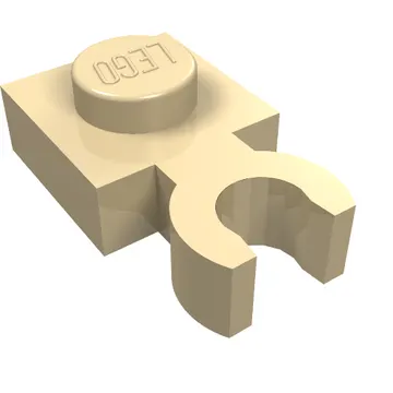 Plate Special 1 x 1 with Clip Vertical [Thick Open O Clip]
