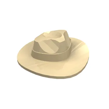 Hat Wide Brim, Outback Style with Wide Belt, Buckle (Fedora)