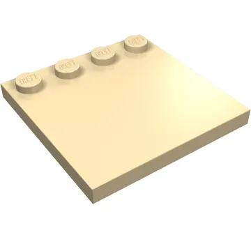 Plate Special 4 x 4 with Studs on One Edge [Plain]