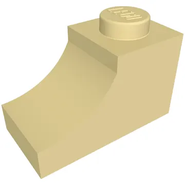Brick Curved 2 x 1 with Inverted Cutout