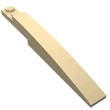 Brick Curved 10 x 1 [Asymmetric Inside Ridges]