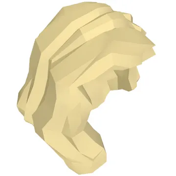 Hair Mid-Length with Part over Front of Right Shoulder