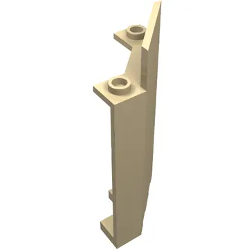 Panel 3 x 3 x 6 Corner Wall without Bottom Indentations