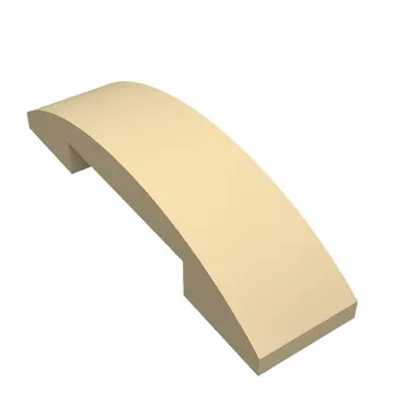 Brick Curved 4 x 1 Double with No Studs