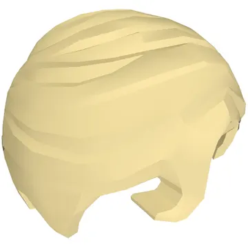 Hair Swept Right with Front Curl