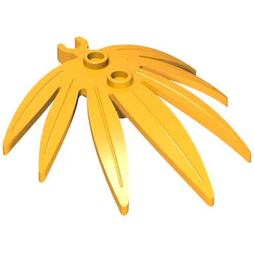 Plant, Leaves 6 x 5 Swordleaf with Clip [Thick Open O Clip]