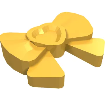 Headwear Accessory Bow with Heart, Long Ribbon and Pin