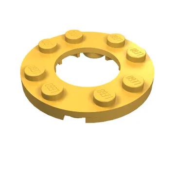 Plate Round 4 x 4 with 2 x 2 Round Opening
