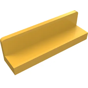 Panel 1 x 4 x 1 with Rounded Corners [Thin Wall]