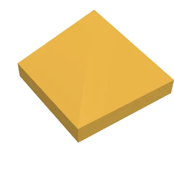 Brick Sloped 45° 1 x 1 x 2/3 Quadruple Convex [Pyramid]