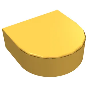Tile Round 1 x 1 Half Circle