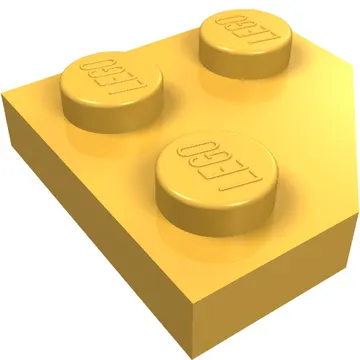 Wedge Plate 2 x 2 Cut Corner