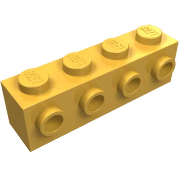 Brick Special 1 x 4 with 4 Studs on One Side