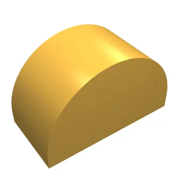 Duplo Brick 2 x 4 x 2 Curved Top