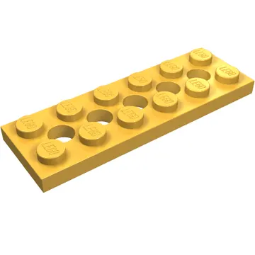 Technic Plate 2 x 6 [5 Holes]
