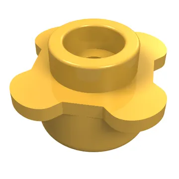 Plant, Flower, Plate Round 1 x 1 with 4 Petals