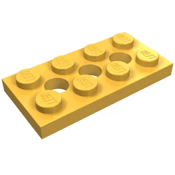 Technic Plate 2 x 4 [3 Holes]
