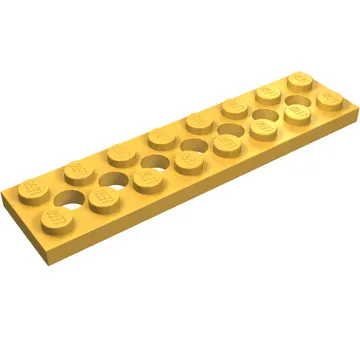Technic Plate 2 x 8 [7 Holes]