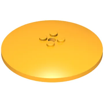 Dish 8 x 8 Inverted [Radar], Solid Studs, Rounded Anti-stud Underside